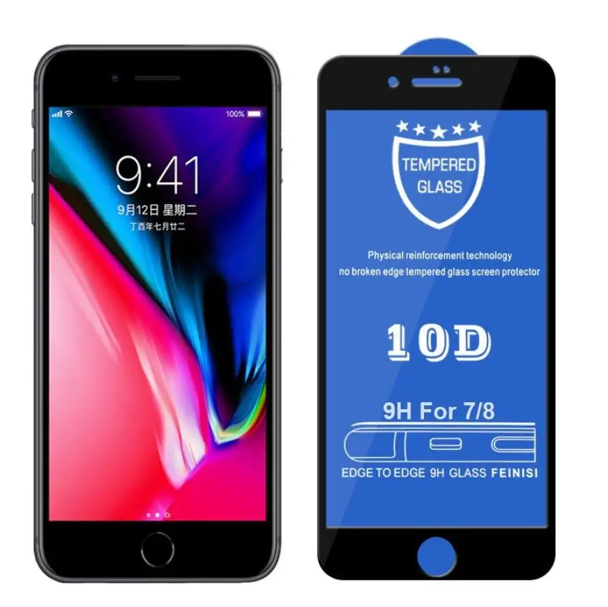 10D Tempered Glass screen protector For iPhone X 7 8 6 Plus Full Cover Protective For iPhone 6 6s 7 XR XS Max film 20pcs CAMDEMS
10D Tempered Glass screen protector For iPhone X 7 8 6 Plus Full Cover Protective For iPhone 6 6s 7 XR XS Max film 20pcs CAMDEMS