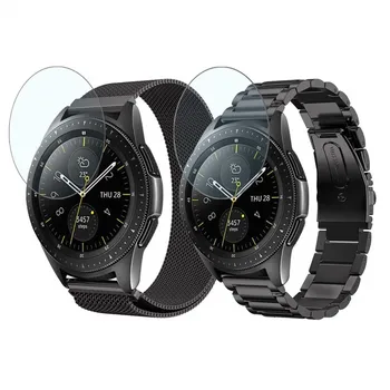 For Galaxy Watch 42mm 46mm Bands 20mm 22mm Stainless Steel Band Milanese Loop Strap for Samsung Gear S3/S2 with Screen Protector
For Galaxy Watch 42mm 46mm Bands 20mm 22mm Stainless Steel Band Milanese Loop Strap for Samsung Gear S3/S2 with Screen Protector