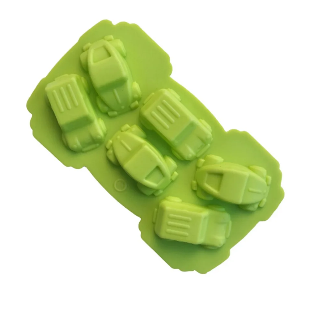 6 Holes cars shape Silicone 3D Mold Cookware Dining Bar Non-Stick Cake Decorating Fondant Soap Mold
6 Holes cars shape Silicone 3D Mold Cookware Dining Bar Non-Stick Cake Decorating Fondant Soap Mold