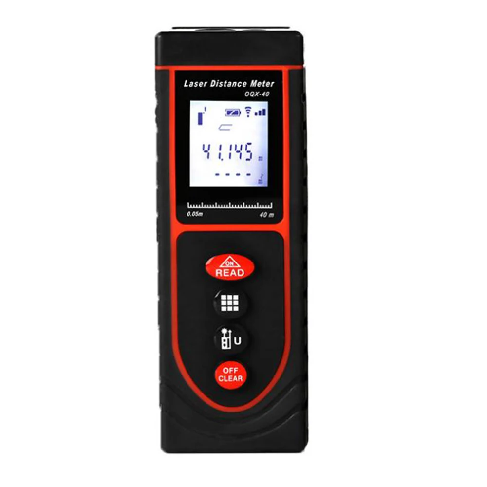 50m Red Laser Beam Distance Meter Digital Rangefinder Electronic Measure Tape Range Finder Trena Signal Reciever Vertical Bubble
50m Red Laser Beam Distance Meter Digital Rangefinder Electronic Measure Tape Range Finder Trena Signal Reciever Vertical Bubble