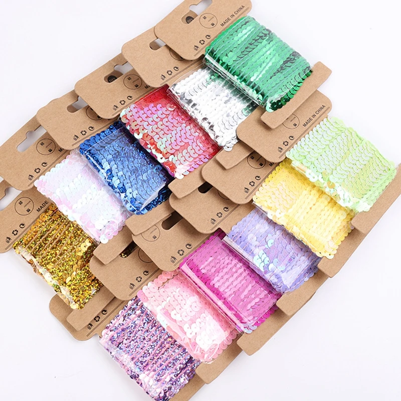 5mm Sewing Sequins Paillette Trim Flat Round Sequins in Roll For Clothes Crafts 5 Yard for Needlework Wedding Decoration DIY
5mm Sewing Sequins Paillette Trim Flat Round Sequins in Roll For Clothes Crafts 5 Yard for Needlework Wedding Decoration DIY