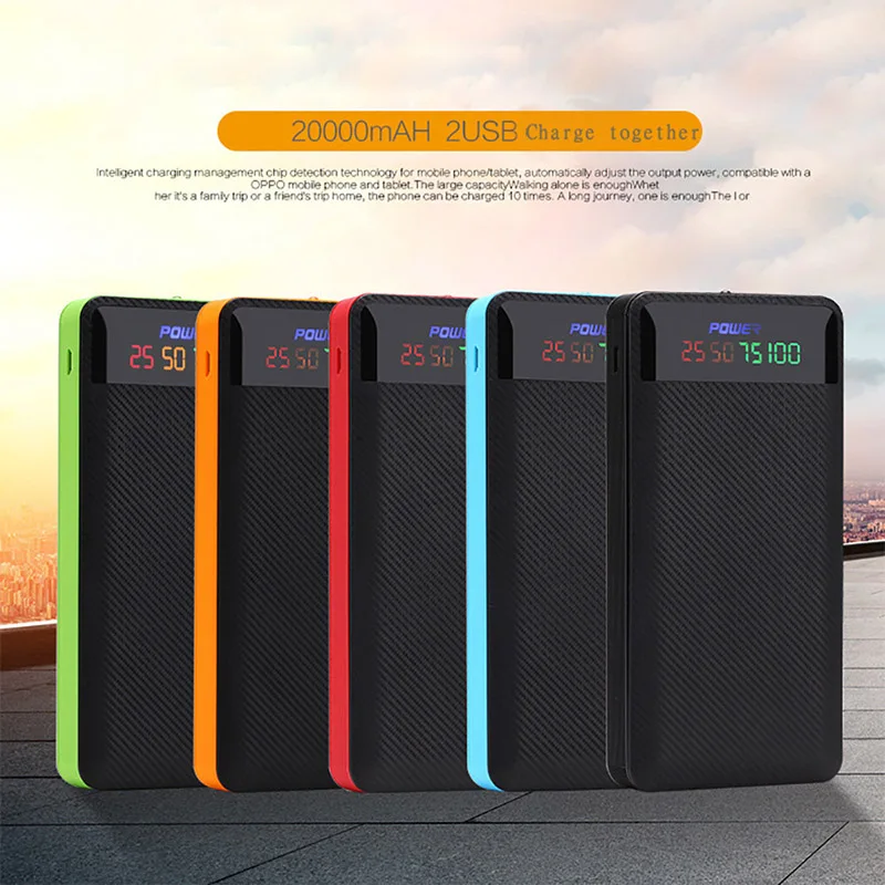 DIY Power Bank Dual USB 6x18650 Battery Case Charging Power Supply Housing 2.1A Powerbank Charger Cover No Battery GDeals
DIY Power Bank Dual USB 6x18650 Battery Case Charging Power Supply Housing 2.1A Powerbank Charger Cover No Battery GDeals