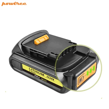 Powtree 20V 2.0Ah For DeWalt DCB200 MAX Rechargeable Power Tools Battery Replacement DCB181 DCB182 DCB204 DCB101 DCD996DCF885 L3
Powtree 20V 2.0Ah For DeWalt DCB200 MAX Rechargeable Power Tools Battery Replacement DCB181 DCB182 DCB204 DCB101 DCD996DCF885 L3