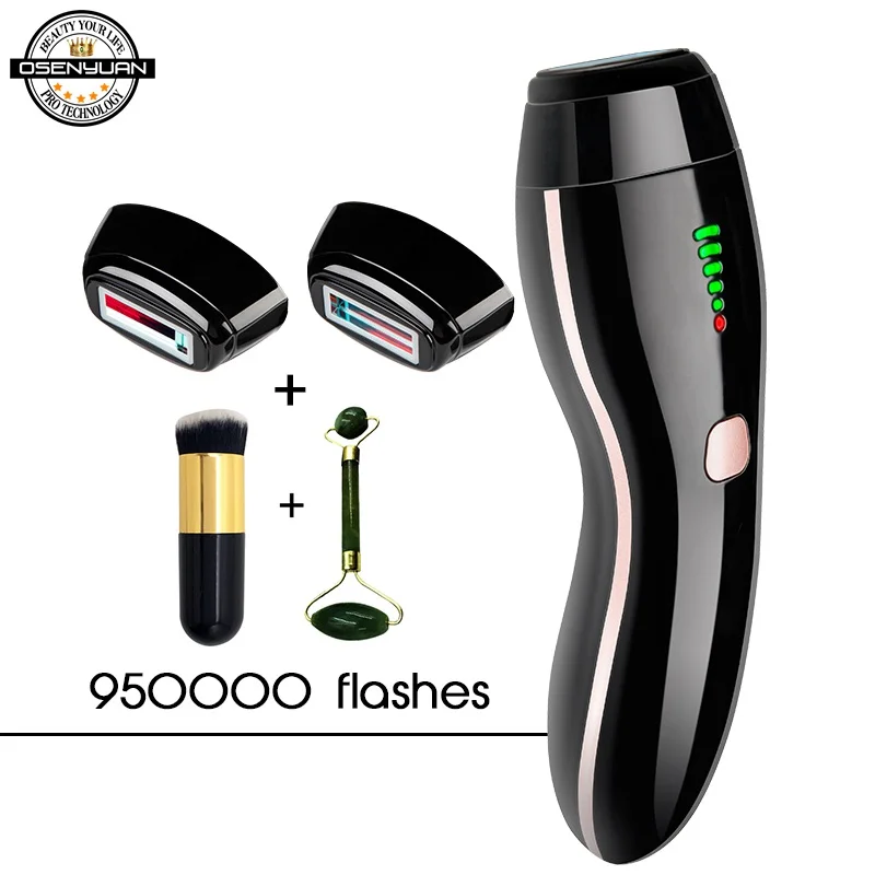 IPL Epilator Permanent Laser Hair Removal LCD Display 950000 Pulses depilador a laser Bikini Trimmer Photoepilator
IPL Epilator Permanent Laser Hair Removal LCD Display 950000 Pulses depilador a laser Bikini Trimmer Photoepilator