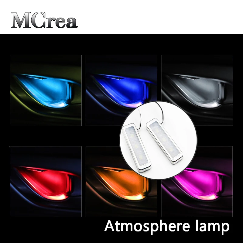 MCrea Universal Car Door Bowl Ambient Lights Stickers For Hyundai Solaris i30 Fiat 500 Punto Jeep Renegade wrangler Accessories
MCrea Universal Car Door Bowl Ambient Lights Stickers For Hyundai Solaris i30 Fiat 500 Punto Jeep Renegade wrangler Accessories