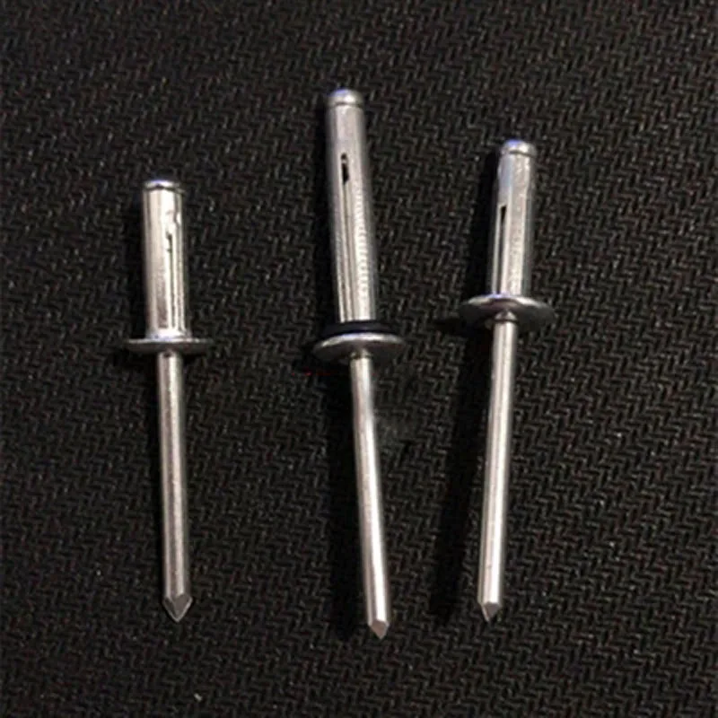 M3.2 M4 Self-plugging Rivet Slotting Rivets Lantern type Aluminum 14-26mm Length
M3.2 M4 Self-plugging Rivet Slotting Rivets Lantern type Aluminum 14-26mm Length