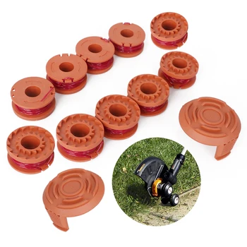 10 Pcs Edger Spools Replacement for Worx Weed Wacker Eater String with Cover Trimmer Spool Replace Tool Parts Replacement
10 Pcs Edger Spools Replacement for Worx Weed Wacker Eater String with Cover Trimmer Spool Replace Tool Parts Replacement