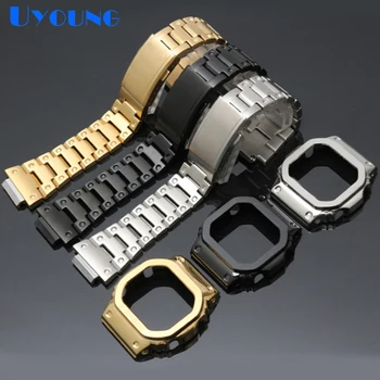 High-end 316L Stainless Steel Watchband Case For g-shock DW5600 GW-5000 5035 GW-M5610 strap Modification Of watch Accessories
High-end 316L Stainless Steel Watchband Case For g-shock DW5600 GW-5000 5035 GW-M5610 strap Modification Of watch Accessories