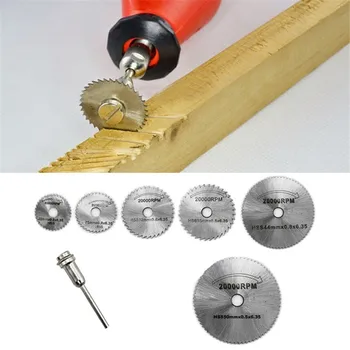 7pcs Mini HSS Circular Saw Blade Rotary Tool For Dremel Metal Cutter Power Tool Set Wood Cutting Discs Drill Mandrel Cutoff
7pcs Mini HSS Circular Saw Blade Rotary Tool For Dremel Metal Cutter Power Tool Set Wood Cutting Discs Drill Mandrel Cutoff