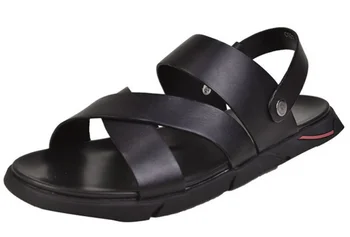 2019 New Summer Men Genuine Leather Rome Sandals Simple Outdoor Beach Slippers Anti-Slip Slip-On Walking Casual Water Shoes D367
2019 New Summer Men Genuine Leather Rome Sandals Simple Outdoor Beach Slippers Anti-Slip Slip-On Walking Casual Water Shoes D367