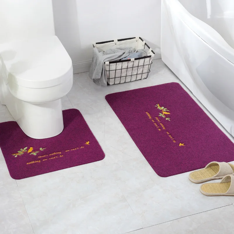 Four Size Modern Style Bathroom Mat Rug 2pcs/set Water Absorbent Bathroom Carpet Pad For Toilet Anti-Slip Bath Mat Floor Rug
Four Size Modern Style Bathroom Mat Rug 2pcs/set Water Absorbent Bathroom Carpet Pad For Toilet Anti-Slip Bath Mat Floor Rug