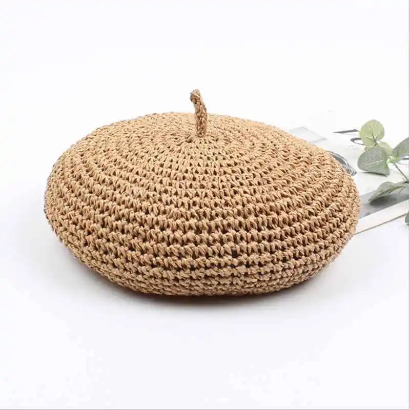 WZCX 2019 New Straw Solid Color Korean Version Breathable Beret Hollow Fashion Outdoor Women Summer Hat Adult Cap
WZCX 2019 New Straw Solid Color Korean Version Breathable Beret Hollow Fashion Outdoor Women Summer Hat Adult Cap