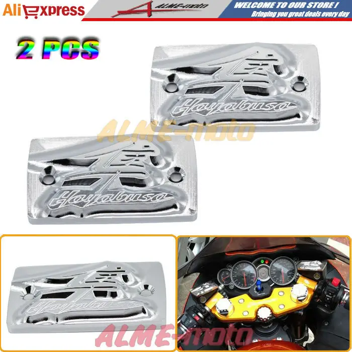 2pcs New Design Kanji 3D LOGO Chrome Front Clutch Brake Reservoir Fluid Cover Cap For Suzuki Hayabusa GSX1300R 1999-2014
2pcs New Design Kanji 3D LOGO Chrome Front Clutch Brake Reservoir Fluid Cover Cap For Suzuki Hayabusa GSX1300R 1999-2014