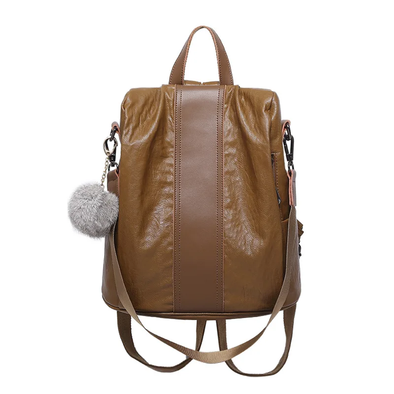 Guangzhou Factory Direct Sales Caramel Color 2019 New Leather Anti-Theft Shoulder Bag Ladies Sheepskin Backpack A-W95 Wholesale
Guangzhou Factory Direct Sales Caramel Color 2019 New Leather Anti-Theft Shoulder Bag Ladies Sheepskin Backpack A-W95 Wholesale
