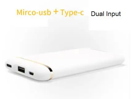 10000mAh Powerbank QC3.0 5V 2.1A 9V 2A 15V 1.5A Li-Polymer Type-C Micro-USB Dual Input External Battery for iPhone X 7 8 XiaoMi
10000mAh Powerbank QC3.0 5V 2.1A 9V 2A 15V 1.5A Li-Polymer Type-C Micro-USB Dual Input External Battery for iPhone X 7 8 XiaoMi