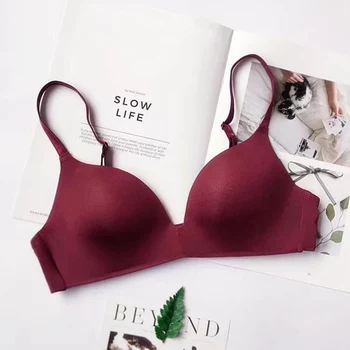 New Comfortable Seamless Bras Fashion Sexy Wire Free Women Lingerie Highlight Push Up Bra Full Temptation Solid Bra
New Comfortable Seamless Bras Fashion Sexy Wire Free Women Lingerie Highlight Push Up Bra Full Temptation Solid Bra