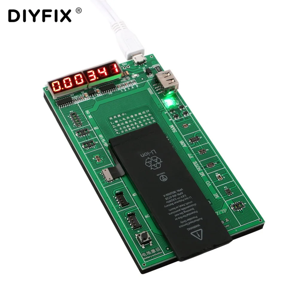 Kaisi K9208 Professional Battery Activation Board Plate Charging Cable Jig for iPhone XR XS MAX 8 Plus 8 7 Plus 7 6s 6 5s 5 4s 4
Kaisi K9208 Professional Battery Activation Board Plate Charging Cable Jig for iPhone XR XS MAX 8 Plus 8 7 Plus 7 6s 6 5s 5 4s 4
