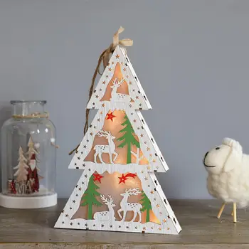 Wooden Glowing Luminous Christmas Tree Lights Christmas Tree Elk Five-Pointed Star Snowman Pattern Ornament Christmas Gift
Wooden Glowing Luminous Christmas Tree Lights Christmas Tree Elk Five-Pointed Star Snowman Pattern Ornament Christmas Gift