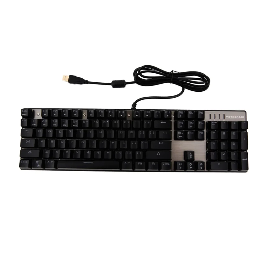 2016 New E-sport Gaming Keyboard Black Switch Mechanical 104 Keys For PC laptop
2016 New E-sport Gaming Keyboard Black Switch Mechanical 104 Keys For PC laptop