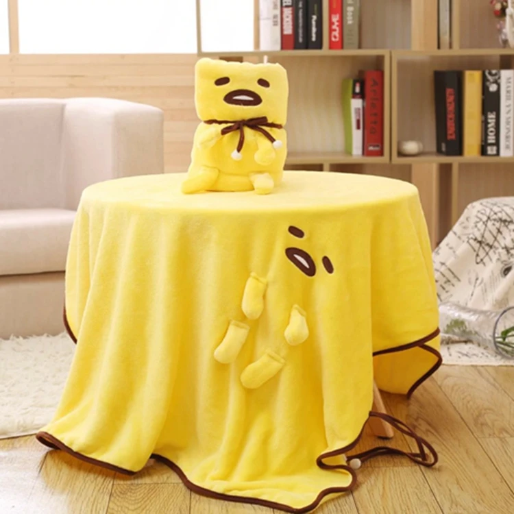 Candice guo cute plush toy gudetama yellow lazy Egg yolk roll blanket air-condition warm baby blanket creative birthday gift 1pc
Candice guo cute plush toy gudetama yellow lazy Egg yolk roll blanket air-condition warm baby blanket creative birthday gift 1pc