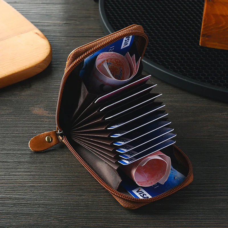 Retro Genuine Leather Organ Card Holder Photo Business Card ID Various Cards Holder Coin Storage Bag Door Car Key Collect
Retro Genuine Leather Organ Card Holder Photo Business Card ID Various Cards Holder Coin Storage Bag Door Car Key Collect