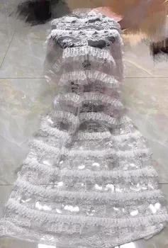 New to French embroidery lace fabric 3d high-end customization large sequins lace mesh fabric 5 yards, cake type lace YYZ0823
New to French embroidery lace fabric 3d high-end customization large sequins lace mesh fabric 5 yards, cake type lace YYZ0823