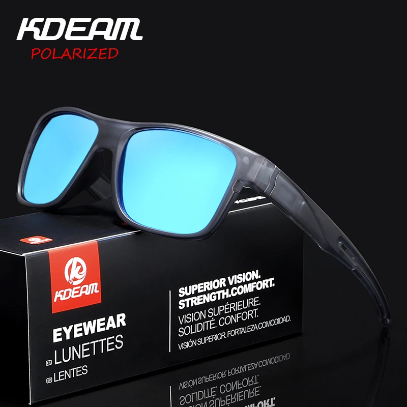 KDEAM Square Sport Sunglasses Polarized Mirror lens Anti-Reflective Men Sun Glasses outdoor UV400 protection With Case KD985
KDEAM Square Sport Sunglasses Polarized Mirror lens Anti-Reflective Men Sun Glasses outdoor UV400 protection With Case KD985