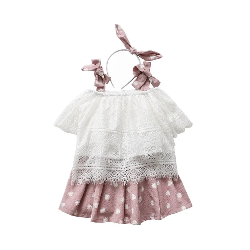 Baby Skirt Suit Summer 2019 New Girl's Lace Top Skirt Two Sets Short Sleeve Toddler Girl Clothes Fashion Luxury Baby Clothes
Baby Skirt Suit Summer 2019 New Girl's Lace Top Skirt Two Sets Short Sleeve Toddler Girl Clothes Fashion Luxury Baby Clothes