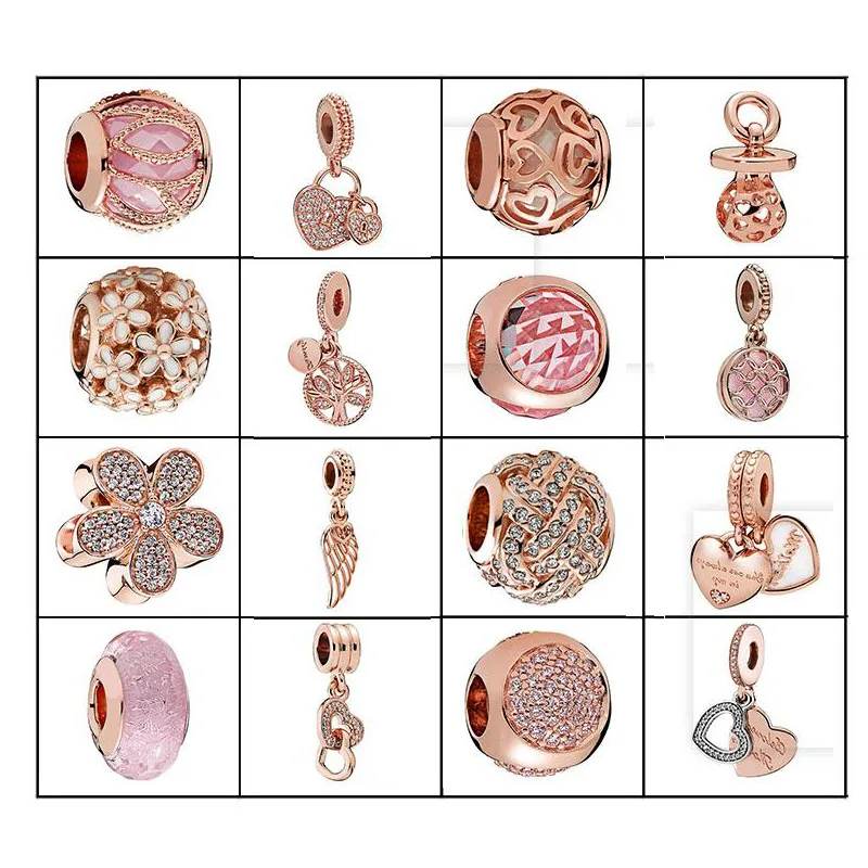 2018 Original 925 Sterling Silver Charms ROSE Family DIY Beads Bracelets Jewelry for Valentine's Day women
2018 Original 925 Sterling Silver Charms ROSE Family DIY Beads Bracelets Jewelry for Valentine's Day women