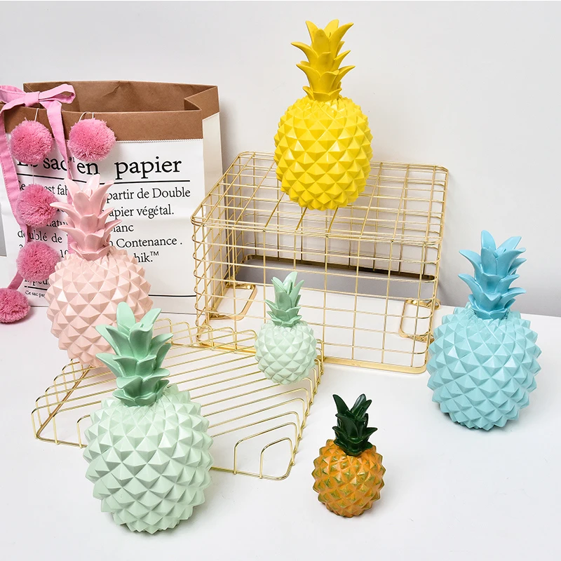 Pineapple Shape Resin Creative Ornaments Home Furnishings Decorations for Holiday Gift Candy Color Home Decoration Accessories
Pineapple Shape Resin Creative Ornaments Home Furnishings Decorations for Holiday Gift Candy Color Home Decoration Accessories