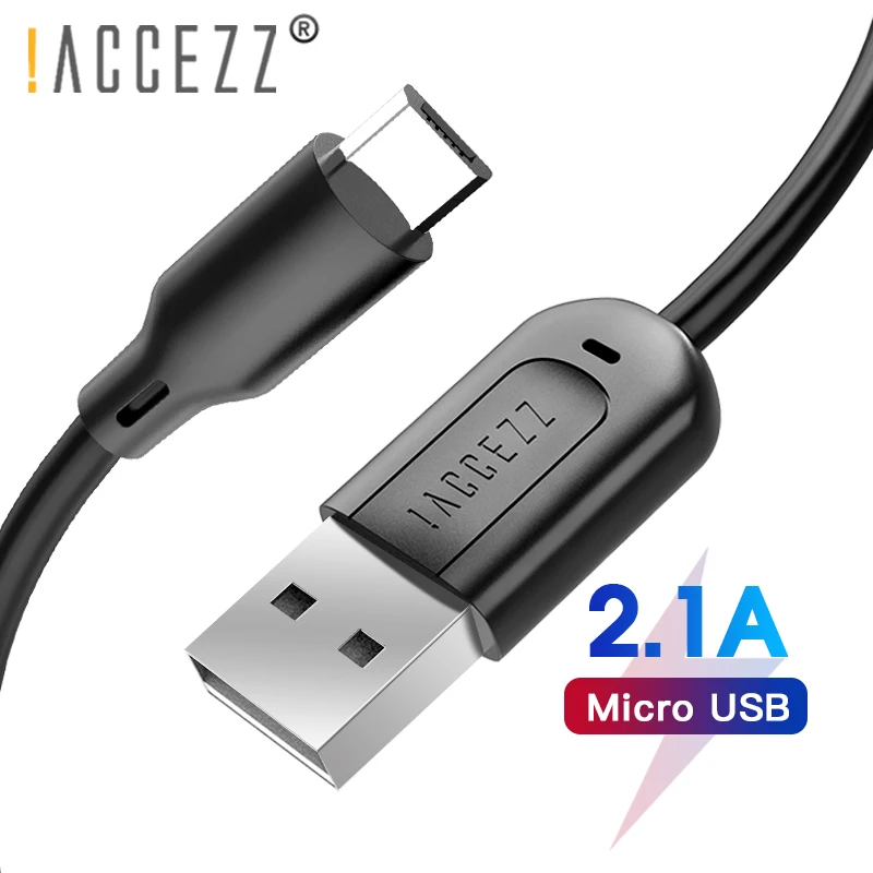 ! Micro USB кабель ACCEZZ 30 см 1 м 3 для быстрой зарядки и передачи данных планшетов Samsung S7