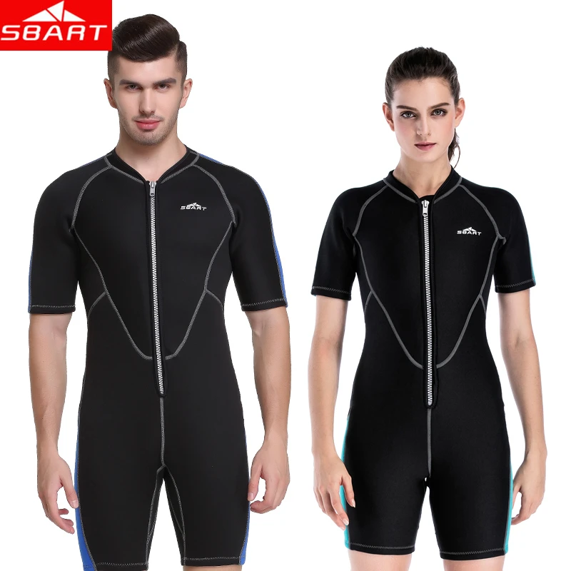 SBART 2MM Men Women's Neoprene Thicken Wetsuits Diving Swimming Surfing One-Piece Swimsuit Short Sleeve Zipper Couple Wear 
SBART 2MM Men Women's Neoprene Thicken Wetsuits Diving Swimming Surfing One-Piece Swimsuit Short Sleeve Zipper Couple Wear
