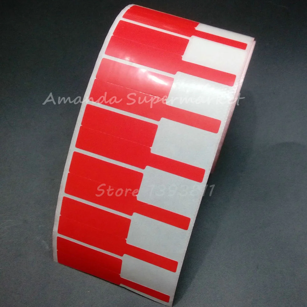 Network Cable Label Sticker 70*24mm 1000 Pieces Glossy PET Material Red Color P Shape Waterproof Tear Resistant
Network Cable Label Sticker 70*24mm 1000 Pieces Glossy PET Material Red Color P Shape Waterproof Tear Resistant