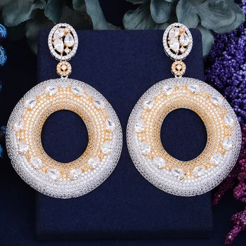 GODKI 75mm Exclusive Super Shinning Luxury Round Geometry Full Mirco Paved Cubic Zirconia Naija Wedding Earring Fashion Jewelry
GODKI 75mm Exclusive Super Shinning Luxury Round Geometry Full Mirco Paved Cubic Zirconia Naija Wedding Earring Fashion Jewelry