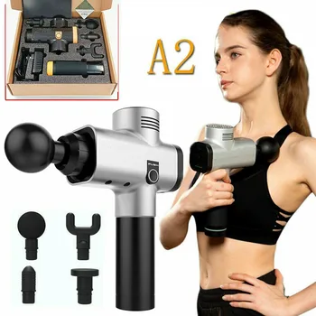 A2 Massage Gun Percussion Massager Electric Muscle Vibration Relaxation Fitness Relief Pain Massage Grab
A2 Massage Gun Percussion Massager Electric Muscle Vibration Relaxation Fitness Relief Pain Massage Grab