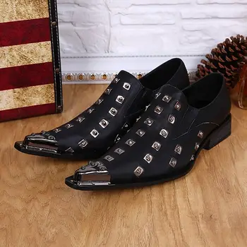 Plus Size New Arrival Height Increasing Man Loafers Genuine Leather Pointed Toe Slip on Studded Wedding Party Men's Shoes SL320
Plus Size New Arrival Height Increasing Man Loafers Genuine Leather Pointed Toe Slip on Studded Wedding Party Men's Shoes SL320
