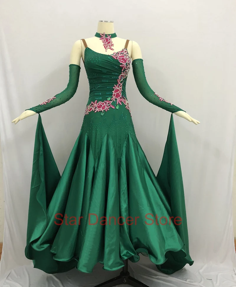 Standard Ballroom Dance Skirt Adult 2019 Ballroom Competition Dance Dresses Women High Quality Custom Made Waltz Ballroom Dress
Standard Ballroom Dance Skirt Adult 2019 Ballroom Competition Dance Dresses Women High Quality Custom Made Waltz Ballroom Dress