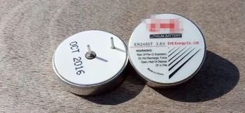 2PCS ER2450T automotive tire pressure high temperature button type 3.6V lithium battery can replace TL-2450 ER2450 
2PCS ER2450T automotive tire pressure high temperature button type 3.6V lithium battery can replace TL-2450 ER2450