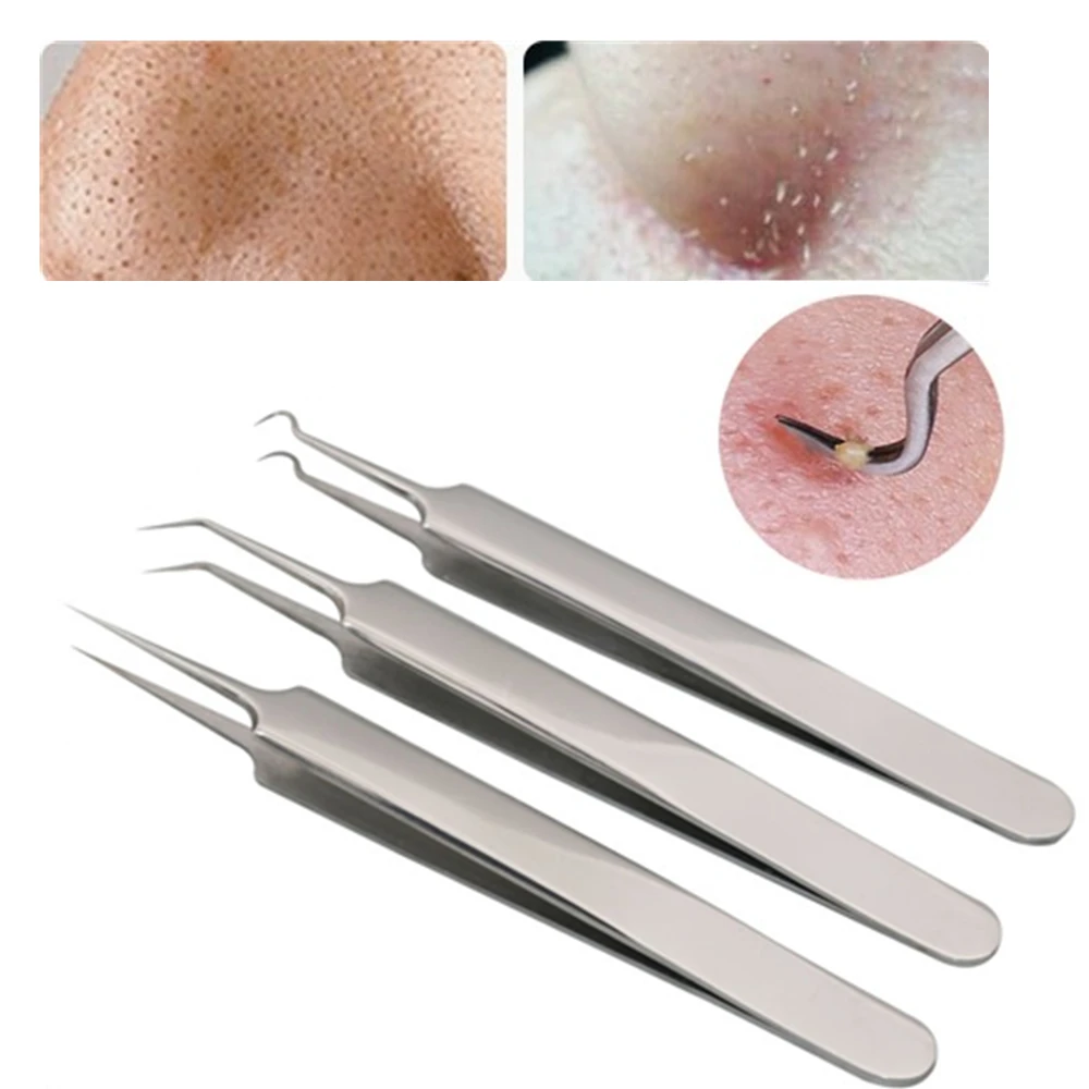 1PC Blackhead Tweezers Eyelash Extension Anti Acid Steel Needle Eyebrow Tweezer Removal Acne Skin Care Nail Art Tool
1PC Blackhead Tweezers Eyelash Extension Anti Acid Steel Needle Eyebrow Tweezer Removal Acne Skin Care Nail Art Tool