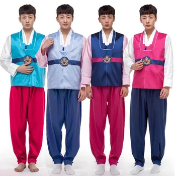 New Arrival Men Hanbok Male Korea Tradition Costume 3 PCS Hanfu Korea Folk Clothes Stage Performance Party Cosplay Costume
New Arrival Men Hanbok Male Korea Tradition Costume 3 PCS Hanfu Korea Folk Clothes Stage Performance Party Cosplay Costume