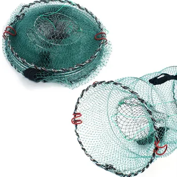 Portable Fishing Net Mesh Trap Bait Shrimp Cage Fish Automatic Folding Spring Crab Lobster Mud Fishing Tool
Portable Fishing Net Mesh Trap Bait Shrimp Cage Fish Automatic Folding Spring Crab Lobster Mud Fishing Tool