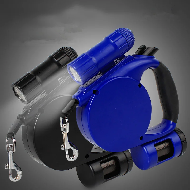 4.5m Retractable Leashes with Flash Light Garbage Bag Telescopic Traction Night Dog Leash Pet Supplies Glow In The Dark
4.5m Retractable Leashes with Flash Light Garbage Bag Telescopic Traction Night Dog Leash Pet Supplies Glow In The Dark