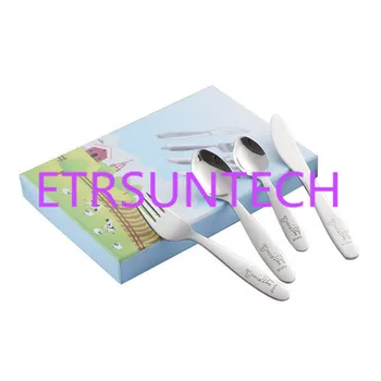 High quality Children Tableware Cutlery Set 4Pcs 304 Stainless Steel Child Giraffe Kids Dinner Knives Forks Spoon Sets
High quality Children Tableware Cutlery Set 4Pcs 304 Stainless Steel Child Giraffe Kids Dinner Knives Forks Spoon Sets