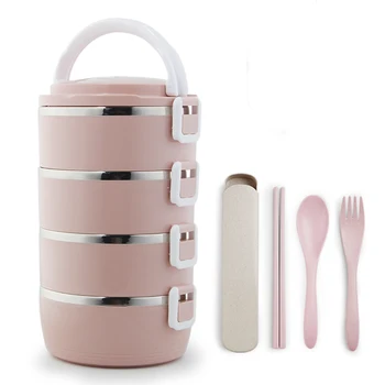 Thickened Stainless Steel Colorful Preservation Lunch Box 1 Piece Adult Lovely Bento Box Leak-Proof Container For Store Food
Thickened Stainless Steel Colorful Preservation Lunch Box 1 Piece Adult Lovely Bento Box Leak-Proof Container For Store Food