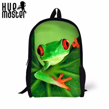 HUE MASTER Children School Bags Frog Prints 16 Inch Kids Backpacks Mochila Escolar High Capacity School Backpack For Girls Boys
HUE MASTER Children School Bags Frog Prints 16 Inch Kids Backpacks Mochila Escolar High Capacity School Backpack For Girls Boys