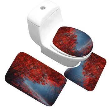 Landscape Tree Bath Mat 3 Pieces / Set Toilet Cover Decorative Floor Mat U-shaped Foot Mat Bath Rug Carpet Bathroom Accessories
Landscape Tree Bath Mat 3 Pieces / Set Toilet Cover Decorative Floor Mat U-shaped Foot Mat Bath Rug Carpet Bathroom Accessories
