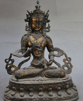 xd 002986 8"old chinese buddhism bronze gilt seat tara Kwan-Yin goddess Bodhisattva statue
xd 002986 8"old chinese buddhism bronze gilt seat tara Kwan-Yin goddess Bodhisattva statue