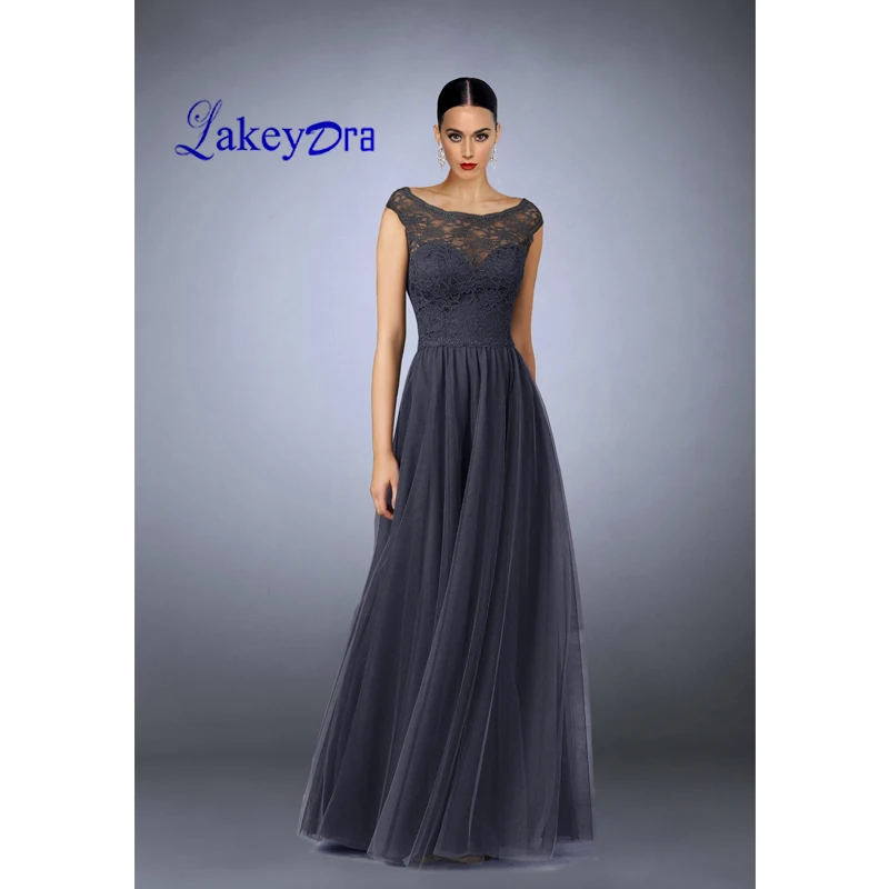 Lakeydra A-Line Bridesmaid Dresses Boat Neck Navy Tulle Cap Sleeves with Lace Backless Party Gowns Robe De Soiree
Lakeydra A-Line Bridesmaid Dresses Boat Neck Navy Tulle Cap Sleeves with Lace Backless Party Gowns Robe De Soiree