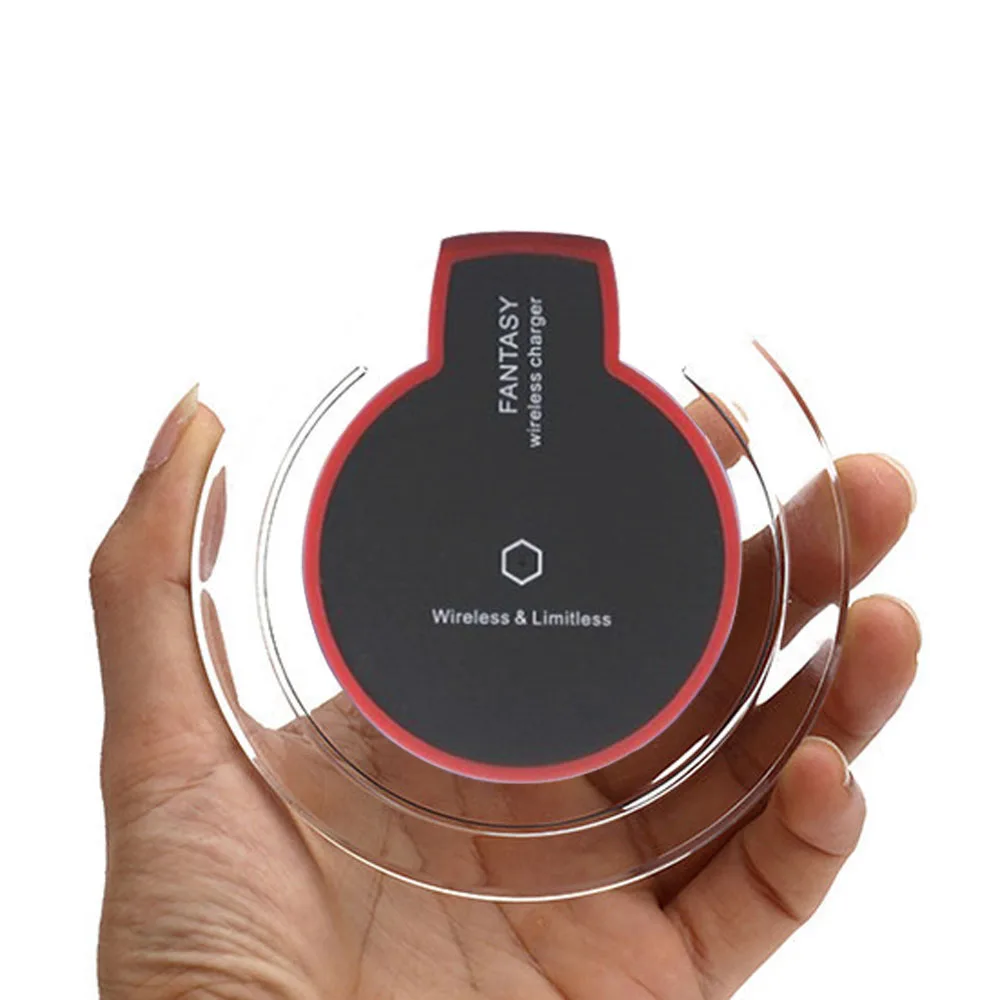 Universal Qi Wireless Charger For iPhone X 8 Plus USB Clear Charging Pad Charge Station For Samsung Galaxy S6 S7 Edge S8 S9 Plus
Universal Qi Wireless Charger For iPhone X 8 Plus USB Clear Charging Pad Charge Station For Samsung Galaxy S6 S7 Edge S8 S9 Plus