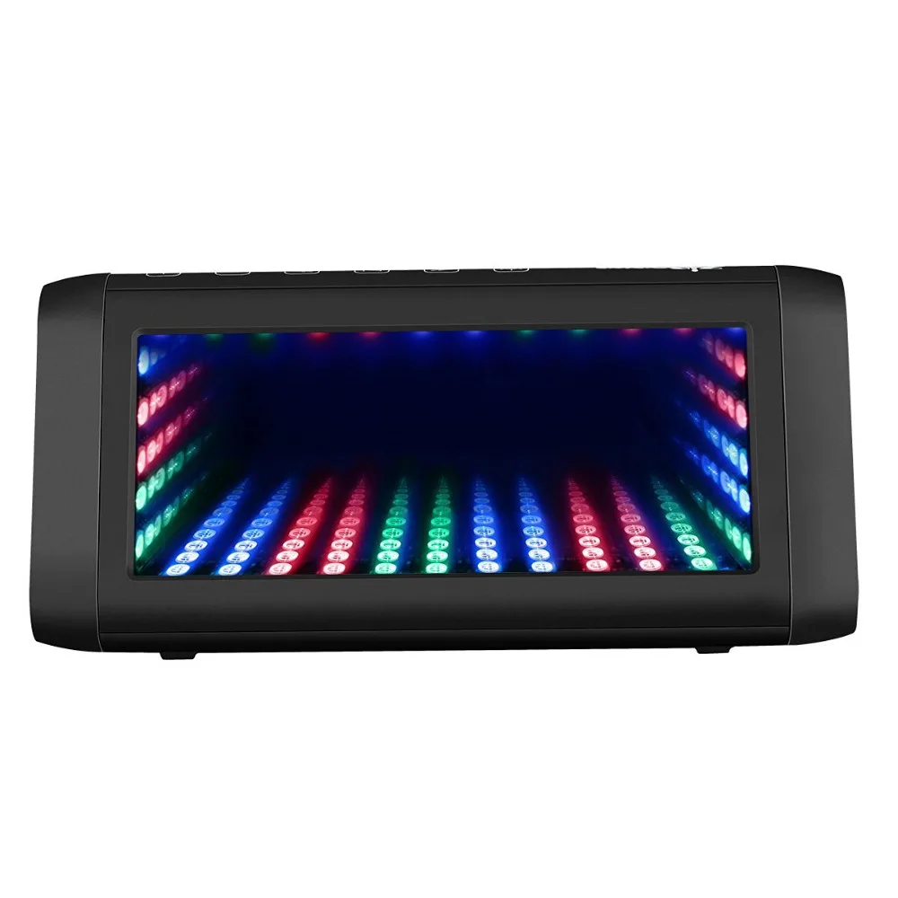 

New BS-1025 Magic Mirror HiFi LED Bass Speaker 3D Dynamic Lighting with Colorful Light Bluetooth Hands-free AUX Input Function